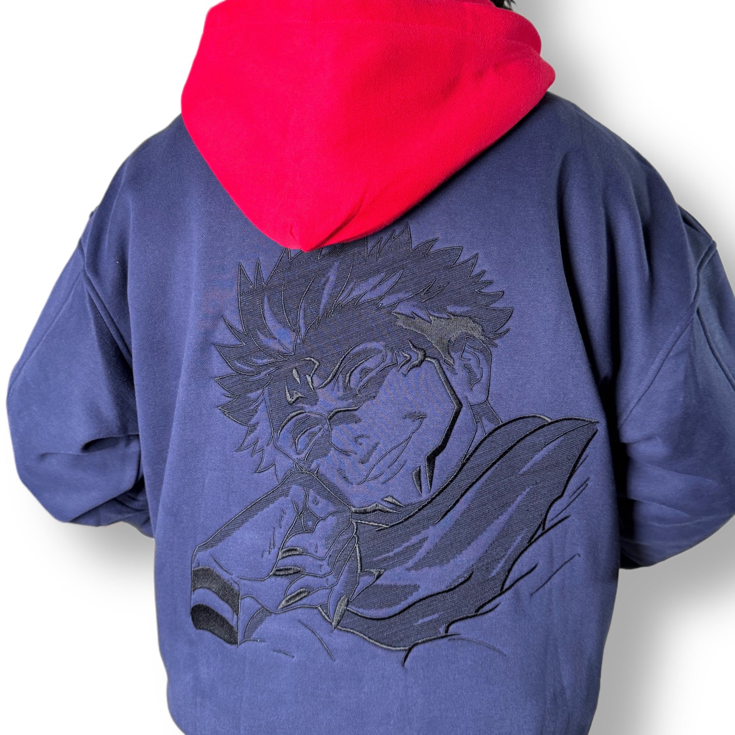RYOMEN SUKUNA EMBROIDERED HOODIE