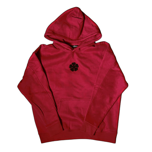 FIVE LEAF CLOVER ASTA EMBROIDERED HOODIE