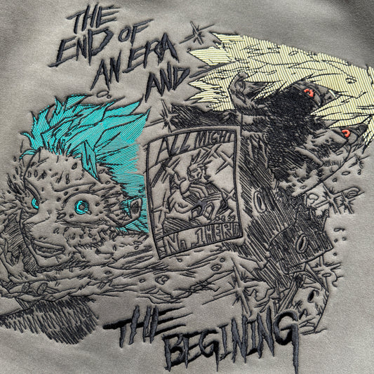 THE STORY OF MY HERO EMBROIDERED HOODIE