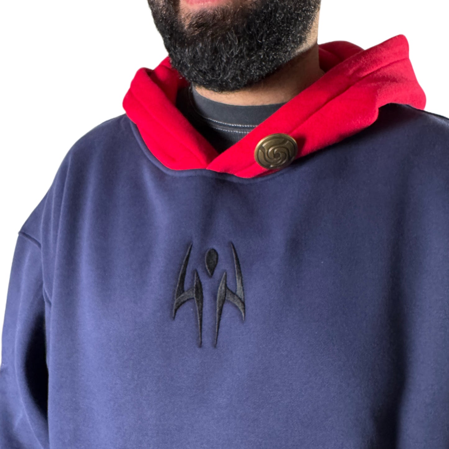 RYOMEN SUKUNA EMBROIDERED HOODIE