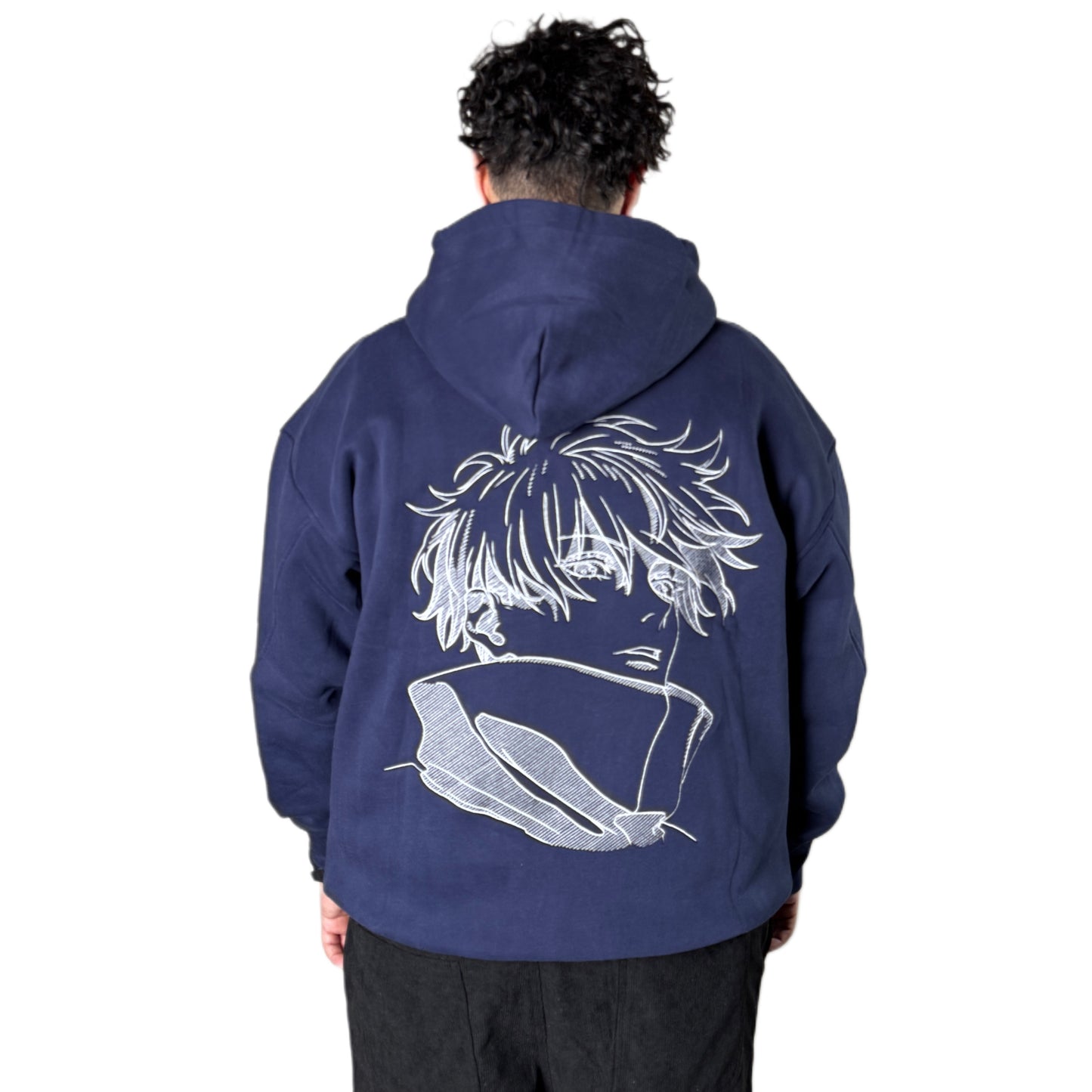SATURO GOJO EMBROIDERED HOODIE