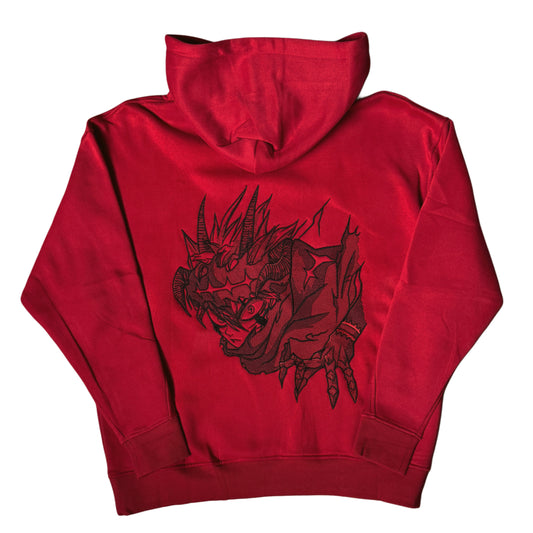 FIVE LEAF CLOVER ASTA EMBROIDERED HOODIE