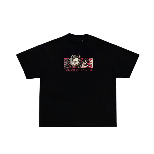 NEZUKO EMBROIDERY TSHIRT