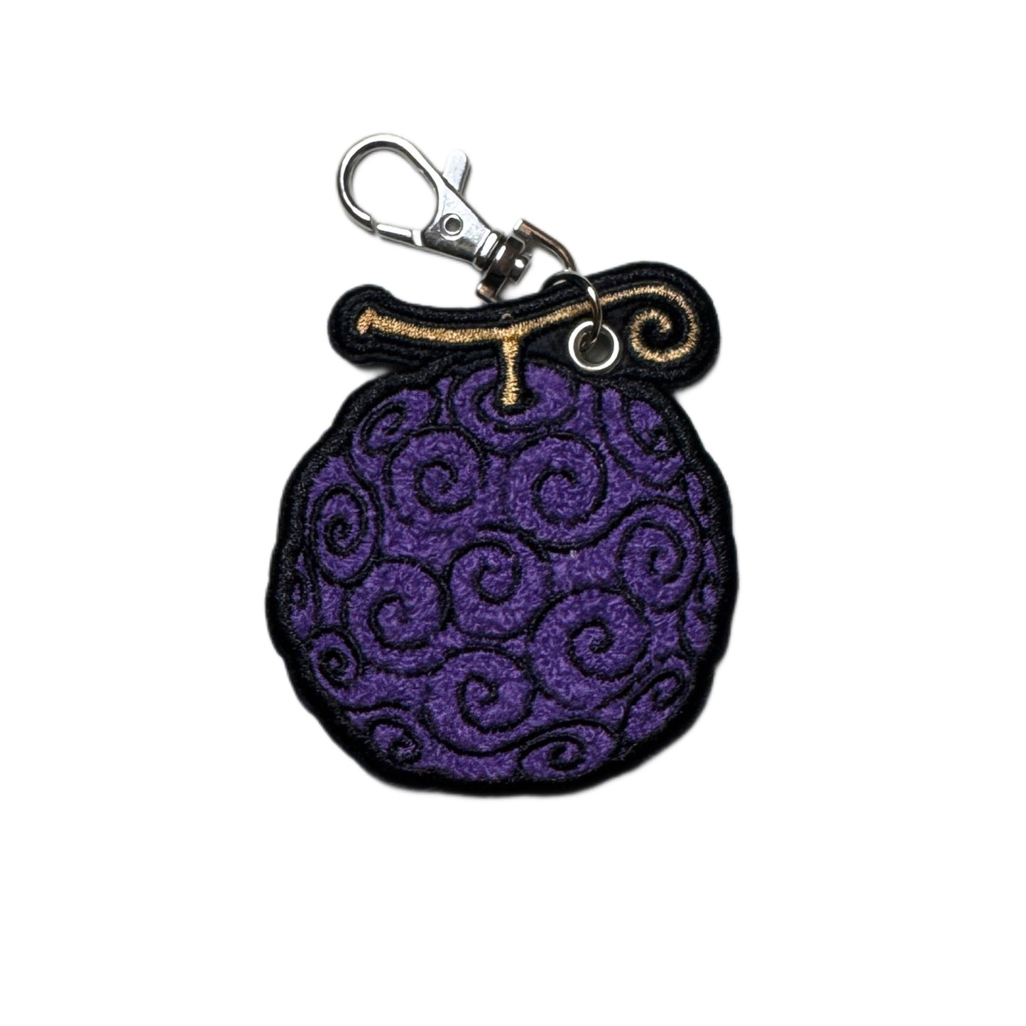 GOMU GOMU NO MI EMBROIDERED KEYCHAIN