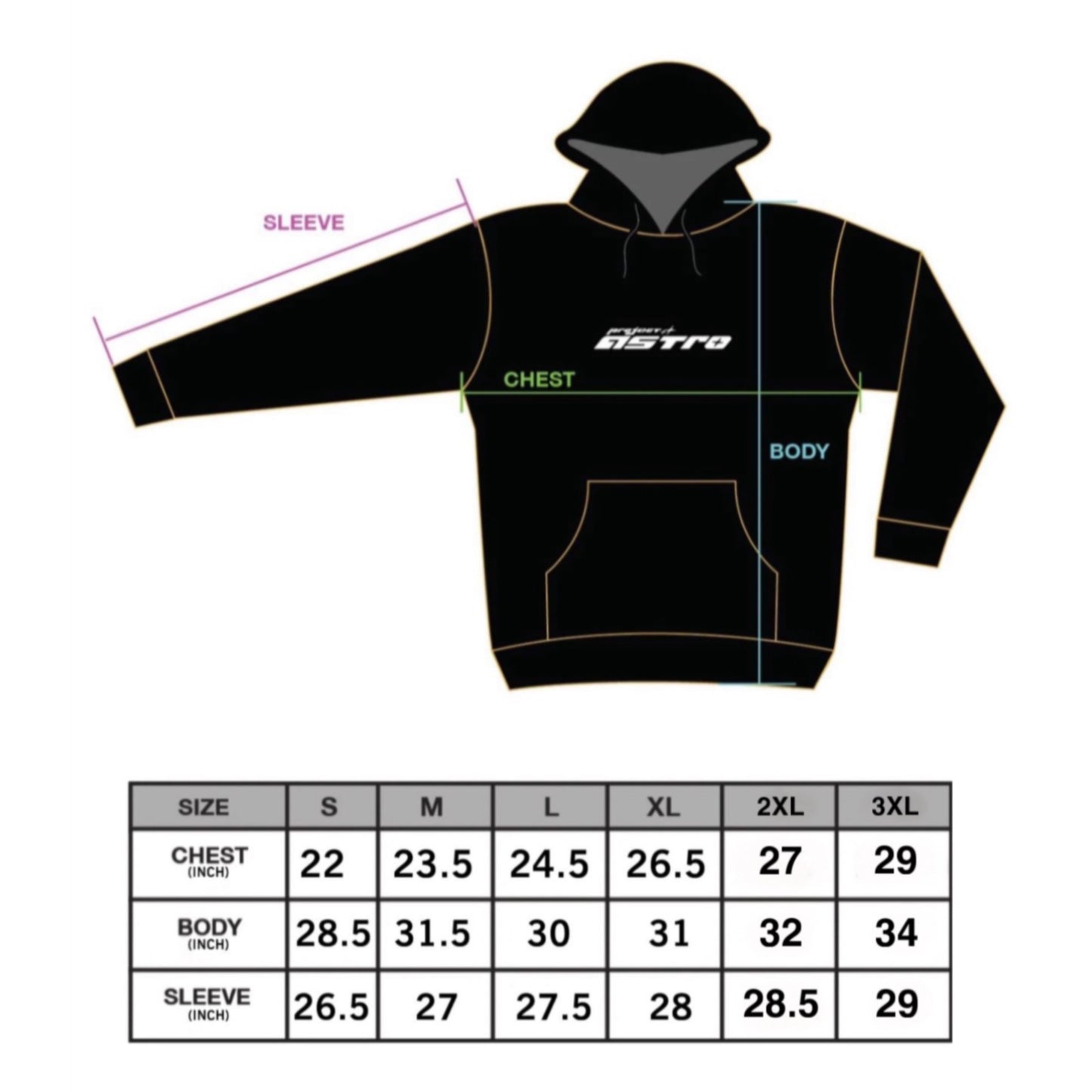GUTS EMBROIDERY HOODIE