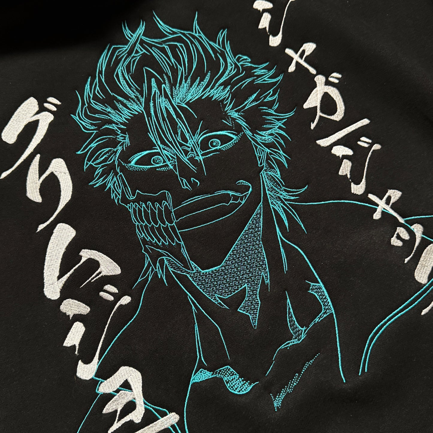 GRIMMJOW JAGUAR JACK EMBROIDERED HOODIE