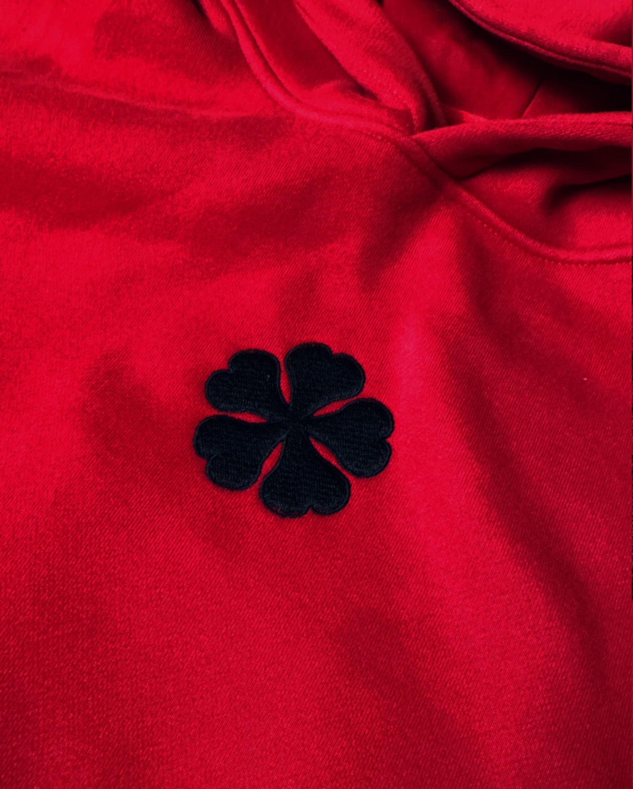 FIVE LEAF CLOVER ASTA EMBROIDERED HOODIE