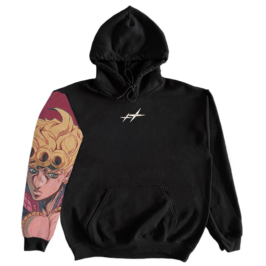 GIORNO WOVEN SLEEVE HOODIE