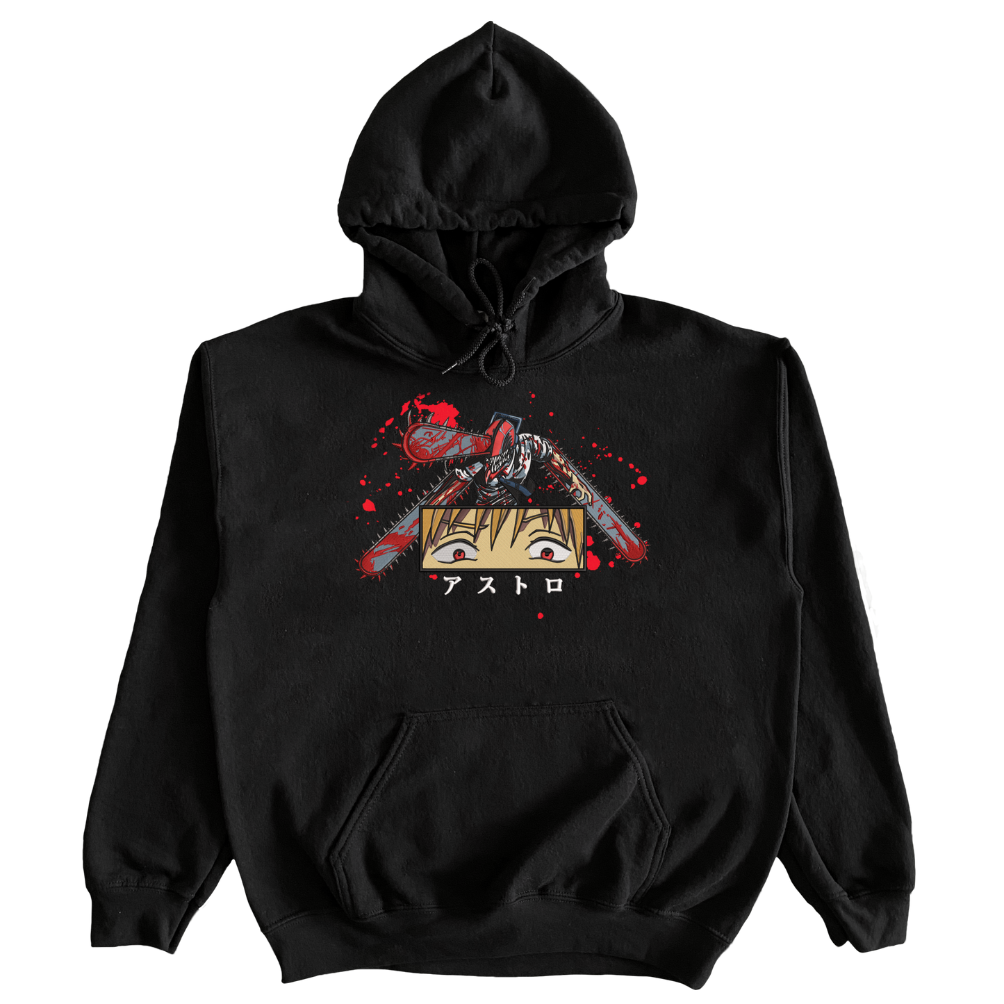 CHAINSAW DEVIL EMBROIDERED HOODIE