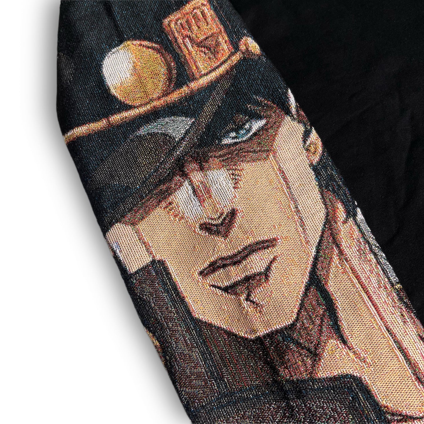 JOTARO WOVEN SLEEVE HOODIE