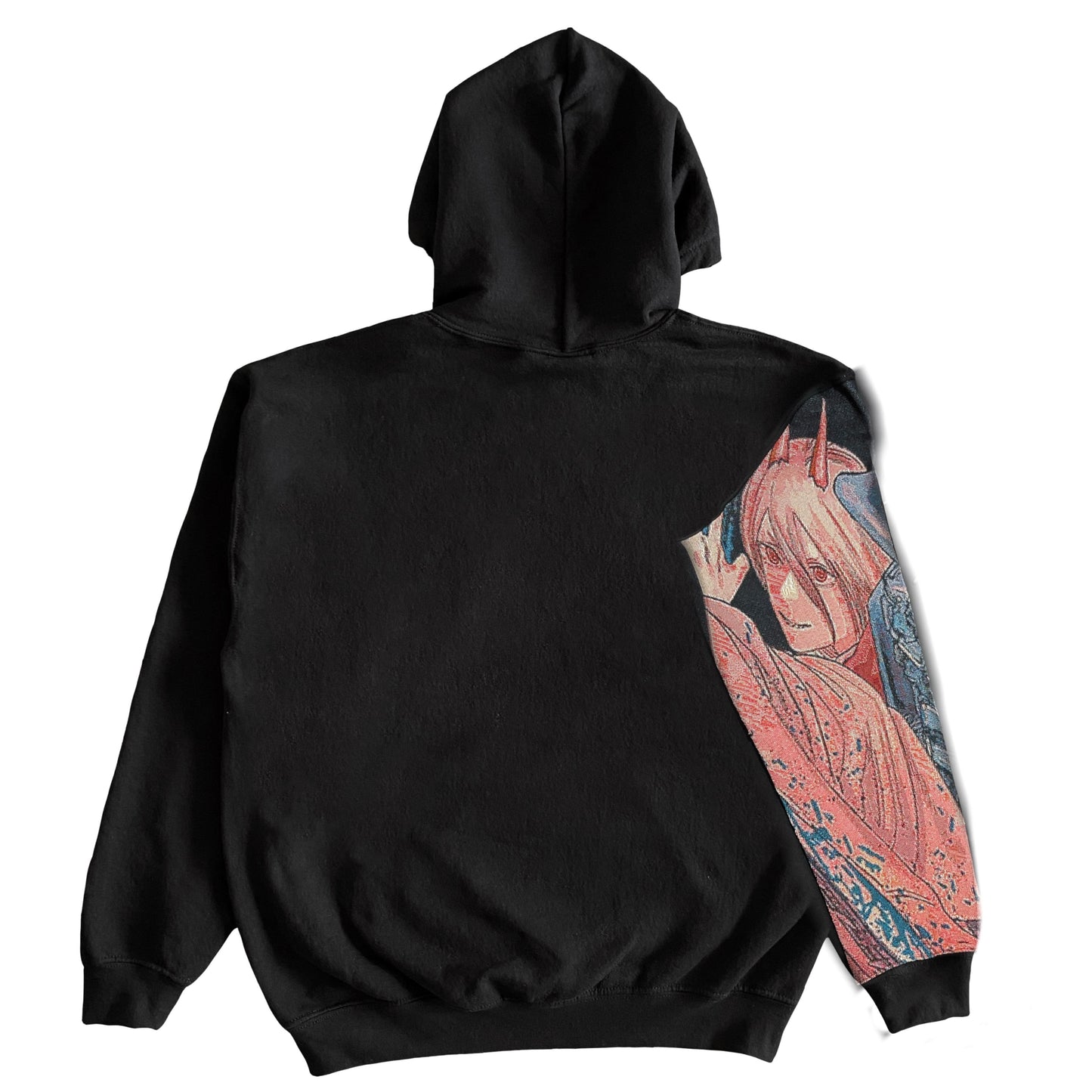 DENJI & POWER WOVEN SLEEVE HOODIE